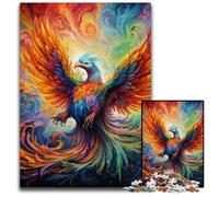 Puzzle psychédélique Phoenix Bird 1000 pièces pour Adultes, Puzzle en Carton idéal pour Les Amoureux, Cadeau Parfait pour Noël, Le Nouvel an, la Saint-Valentin 26x38cm/10,23x14,96 Pouces