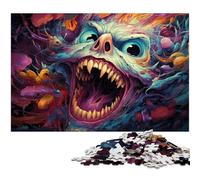 Puzzle psychédélique pour Adultes 1 000 pièces Couleur Amusant en Famille avec Affiche et fiche de Questions-réponses Assorties (38 x 26 cm)