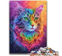 Puzzle psychédélique pour Adultes, 1 000 pièces, Jeu éducatif et Difficile, idéal pour Les familles et Les Amis (50x75cm)