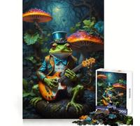 Puzzle psychédélique Steampunk Grenouille, 1000 pièces, Difficile, pour Adultes, pour stimuler la mémoire, Facile à Assembler, Cadeau Artistique (50x75cm)