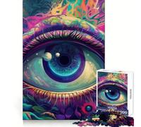 Puzzle psychédélique Troisième œil pour Adolescents, 1000 pièces, Jeu intellectuel, Divertissement d'intérieur, découpe de qualité, Cadeau créatif (38x52cm)