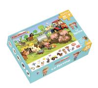 Collectif – Puzzle p'tits véhicules : La ferme (24 pièces)