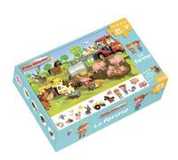 Collectif – Puzzle p'tits véhicules : La ferme (24 pièces)
