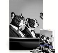 Puzzle Pulp Fiction Bulldogs pour Adolescents, 1000 pièces, Jeu de logique et d'habileté, découpe précise, pour Les vœux du Père Noël (50x75cm)