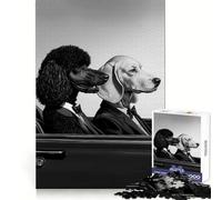 Puzzle Pulp Fiction Dogs 1000 pièces pour Adultes, Jouet cognitif, Moment de complicité, Motif à Assembler, Cadeau de Noël (50x75cm)
