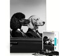 Puzzle Pulp Fiction Dogs pour Adultes, 1000 pièces, Puzzle cérébral, Plaisir Lent, Assemblage d'images, Cadeau Parfait (38x26cm)
