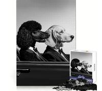 Puzzle Pulp Fiction Dogs pour Adultes, 1000 pièces, stimule la mémoire, Passe-Temps à la Maison, Bords Nets, Cadeau élégant (38x52cm)