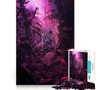 Puzzle Pulse of The Jungle 1000 pièces pour Adolescents Jeu cognitif Passe-Temps Calme Finition Premium Liste de souhaits du Père Noël (38x52cm)