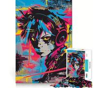 Puzzle Punk Kid Anime pour Adolescents, 1000 pièces, renforce Les Souvenirs, Passe Un Moment paisible, qualité supérieure, Cadeau Classique (50x75cm)
