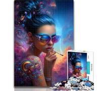 Puzzle Punk pour Adolescentes, 1 000 pièces, Cadeau pour Adultes, Jeu éducatif, défi, Collection d'artistes, Beaux-Arts, 26x38cm