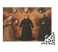Puzzle Purgatoire pour Adultes,1000pcs (75x50cm),Jeu Éducatif,décoration De La Maison,Peinture médiévale