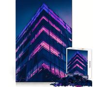 Puzzle Purple City 1000 pièces pour Adolescents, Jeu de logique Clair, léger et Relaxant, découpe Parfaite, (50x75cm)