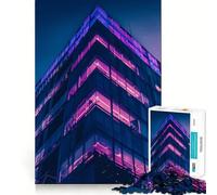 Puzzle Purple City pour Adolescents, 1000 pièces, Jeu Intelligent, à Assembler en Famille, Motif Père Noël et Ses vœux (38x26cm)