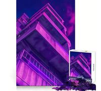 Puzzle Purple City pour Adolescents, 1000 pièces, renforce Les Souvenirs, Passe Un Moment paisible, qualité supérieure, Cadeau Classique (50x75cm)