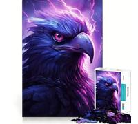 Puzzle Purple Storm Raven pour Adultes, 1000 pièces, Puzzle cérébral à Assembler Lentement, (38x26cm)