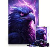 Puzzle Purple Storm Raven pour Adultes, 1000 pièces, Puzzle cérébral à Assembler Lentement, (38x26cm)