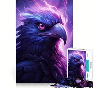 Puzzle Purple Storm Raven pour Adultes, 1000 pièces, Puzzle Relaxant et apaisant, Cadeau de Noël (38x52cm)