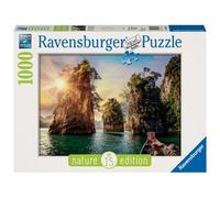 Ravensburger – Puzzle adulte – Lac de Cheow LAN, Thaïlande – 1000 pièces – 13968