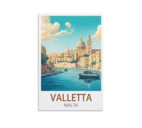 Puzzle Puzzle 1000 pièces Puzzle Valletta Malta 1000 pièces Puzzle en Bois Jouet éducatif pour Enfants Jeu de décompression familiale 50x70cm