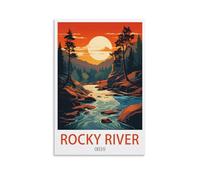 Puzzle Puzzle 1000 pièces Puzzles pour Adultes Rocky River Ohio 1000 pièces Jeux éducatifs Puzzle décoration intérieure 50x70cm