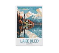 Puzzle Puzzle 2000 pièces, Lake Bled Slovénie Puzzle Classique Puzzle pour Enfants Puzzle Difficile et Difficile pour Adultes et Adolescents 100x70cm