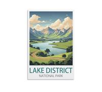 Puzzle Puzzle 2000 pièces, Posters du Parc National du Lake District 2000 Morceaux de Papier pour Adultes, Puzzles paysagers pour Enfants, Jouets d’Apprentissage Cadeaux 100x70cm