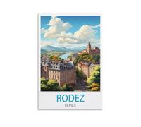 Puzzle Puzzle 2000 pièces, Rodez Frances Puzzle Classique Puzzle 3D kit DIY Jouets en Papier Cadeaux Uniques Culture résidentielle 100x70cm