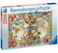Puzzle Puzzle 3000 P - Carte De La Flore Et De La Faune