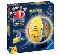 Ravensburger – Puzzle 3D – Ball Pokémon illuminé – 72 pièces – F