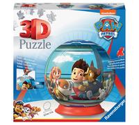 Puzzle 3D Ball Pat'Patrouille - dès 6 ans - 72 pièces numérotées - Support inclus - Diamètre : 13 cm - 12186 - Ravensburger