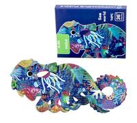 Puzzle, puzzle avec des animaux - Puzzle du monde sous-marin 'éléphant dessin animé pour adultes | Jeu interactif d'apprentissage précoce Illustration d'animaux Puzzle jouet pour la scène