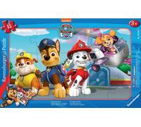 Puzzle Puzzle Cadre 15 P - Quatre Sauveteurs Courageux / Pat'patrouille