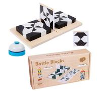 puzzle - puzzle en bois | Jeu de jouets de puzzle pour l'apprentissage préscolaire | Bloc d'activités de construction de défis logiques pour le développement des compétences éducatives co