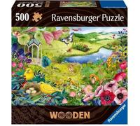 Puzzle Puzzle En Bois - Rectangulaire - 500 Pcs - Jardin De La Nature