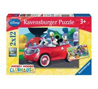 Ravensburger Puzzle Mickey, Minnie et leurs amis - 2 x 12 pièces - Disney - dès 3 ans
