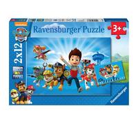 Ravensburger Puzzles Pat' Patrouille 2x12 pièces pour enfants dès 3 ans