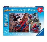 Ravensburger – Puzzle enfant Spider-Man en action – 3x49 pièces – Dès 5 ans – 08025