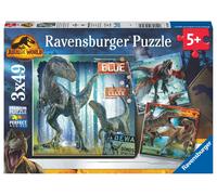 Puzzle Puzzles 3x49 P - T-Rex Et Autres Dinosaures / Jurassic World 3