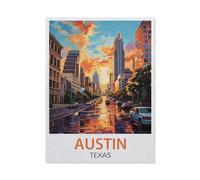 Puzzle Puzzles pour Adultes 1000 Pièces,Austin Texas,Jouet Éducatif Loisirs Bricolage Jeu Cadeau Puzzle(38x26cm)-EW74