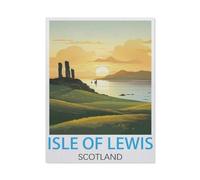 Puzzle Puzzles pour Adultes 1000 Pièces，Île de Lewis, Écosse，Jouet Éducatif Loisirs Bricolage Jeu Cadeau Puzzle（75x50cm）-K68