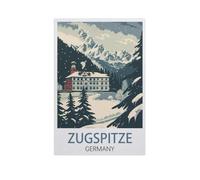 Puzzle Puzzles pour Adultes 1000 Pièces，Zugspitze, Allemagne，Jouet Éducatif Loisirs Bricolage Jeu Cadeau Puzzle（75x50cm）-IJ47