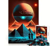 Puzzle Pyramide Alien Citizen 1000 pièces, Jeu d'intelligence et de Relaxation, pièce de Collection découpée avec précision (38x26cm)