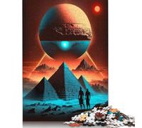 Puzzle Pyramide Alien Citizen de 1000 piezas Para adultos, Ideal como Regalo Para Adolescentes, juego educativo, juguete de desafío, 1000 piezas (75 x 50 cm)