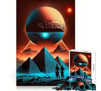 Puzzle Pyramide Alien Citizen pour Adolescents, 1000 pièces, Jeu intellectuel, Divertissement d'intérieur, découpe de qualité, Cadeau créatif (38x52cm)