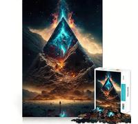 Puzzle Pyramide Pristine 1000 pièces pour Adultes, Jeu de logique et de réflexion, détente et Relaxation, découpe précise, 38x26cm