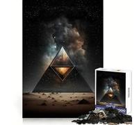 Puzzle Pyramide Spatiale 1000 Pièces pour Adolescents Jeu de Puzzle Stimulation Cérébrale Activité de Groupe Cadeau Classique (50x75cm)