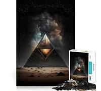 Puzzle Pyramide Spatiale 1000 Pièces pour Adolescents Jeu de Puzzle Stimulation Cérébrale Activité de Groupe Cadeau Classique (50x75cm)