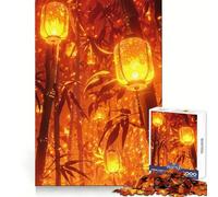 Puzzle Quand la Lanterne s'allume pour Adolescents, 1000 pièces, Exercice de logique, Moment de détente, Bords Nets, (50x75cm)