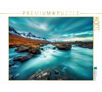 Puzzle · Quand Le Temps se transforme en lumière, C'est Le Groenland | Groenland : exposition longue durée · 1000 pièces · Format assemblé 64 × 48 cm · CALVENDO Puzzle