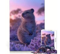 Puzzle Quokka Coucher de Soleil esthétique, 1000 pièces, pour Adultes, Jeu de logique Pure, activité la Maison, découpe Nette, Joli Cadeau (38x52cm)